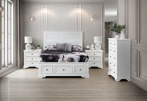 chanel bedroom suite super amart|white chanelle bedroom suite.